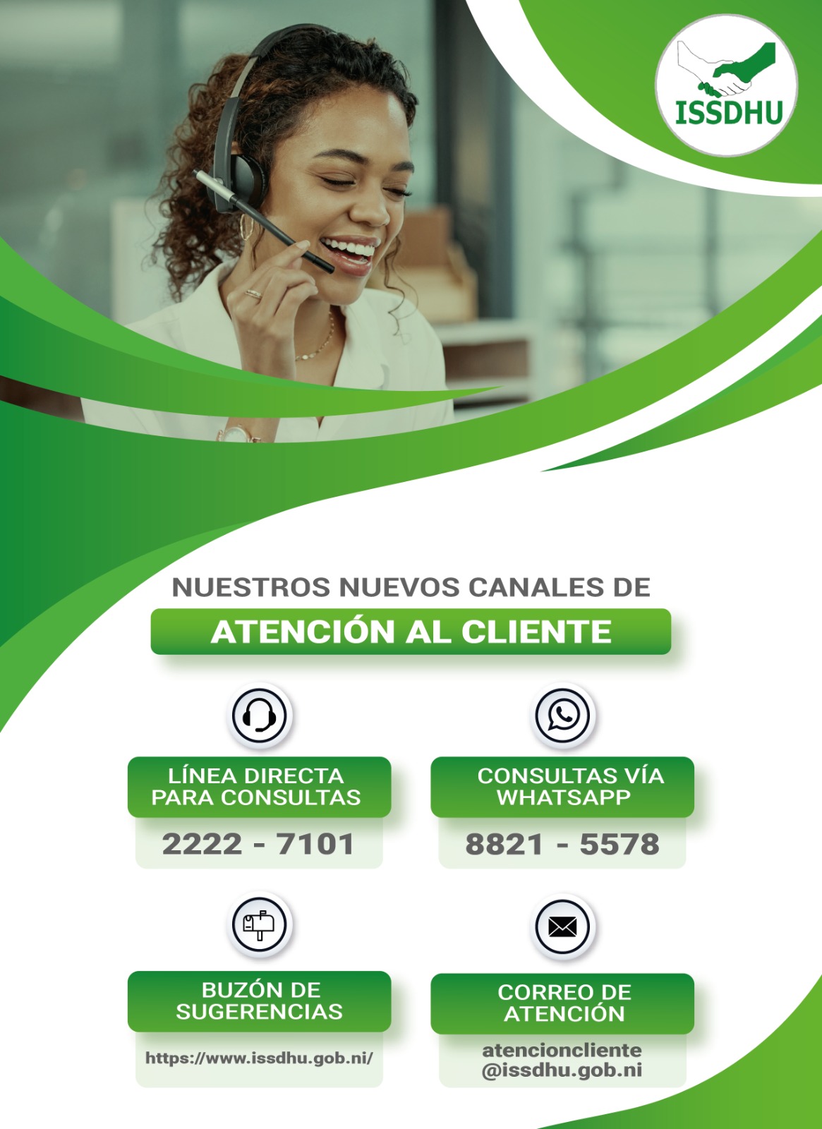 Servicio al cliente, ISSDHU